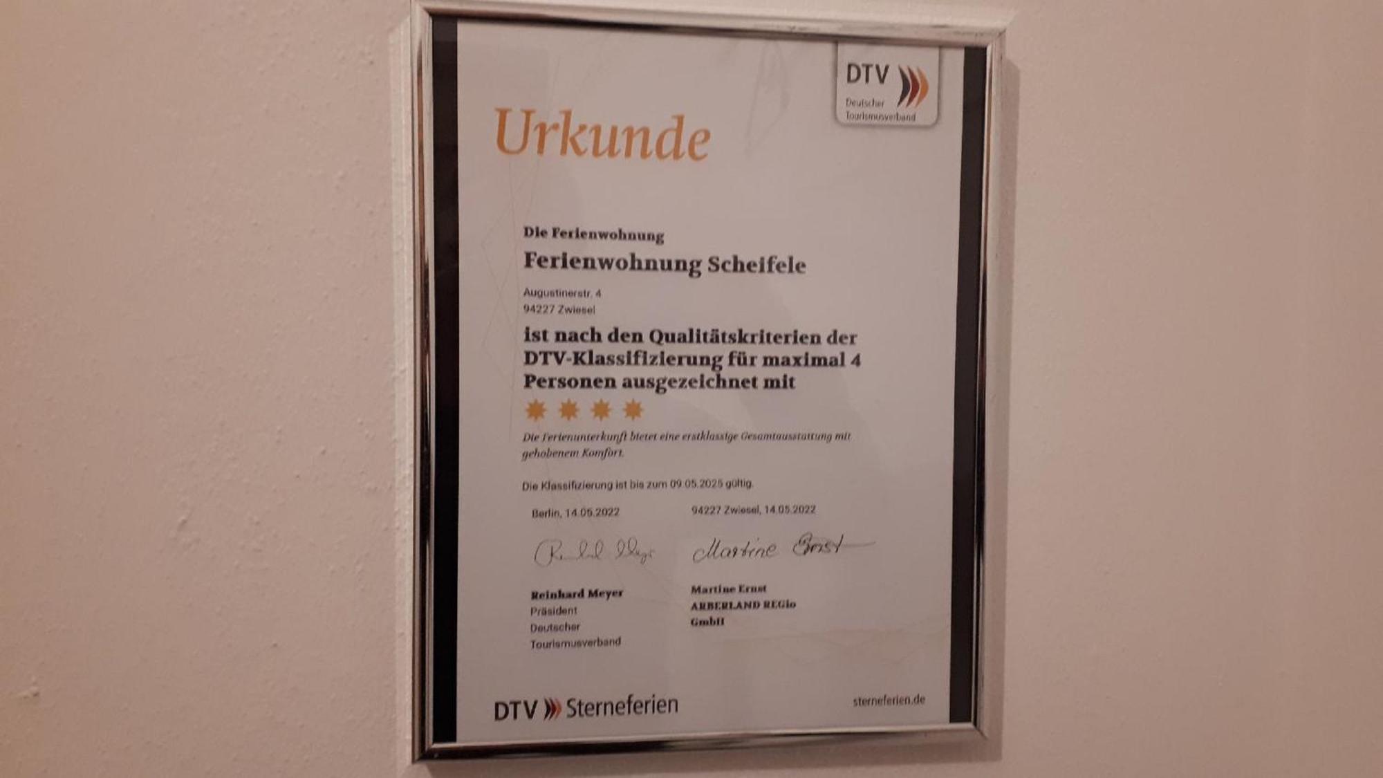Fw Scheifele Leilighet Zwiesel Eksteriør bilde